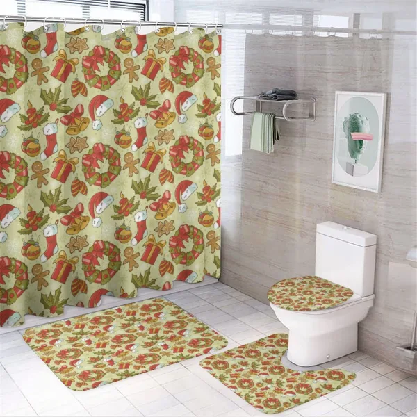 Jolly Vintage on a shower curtain