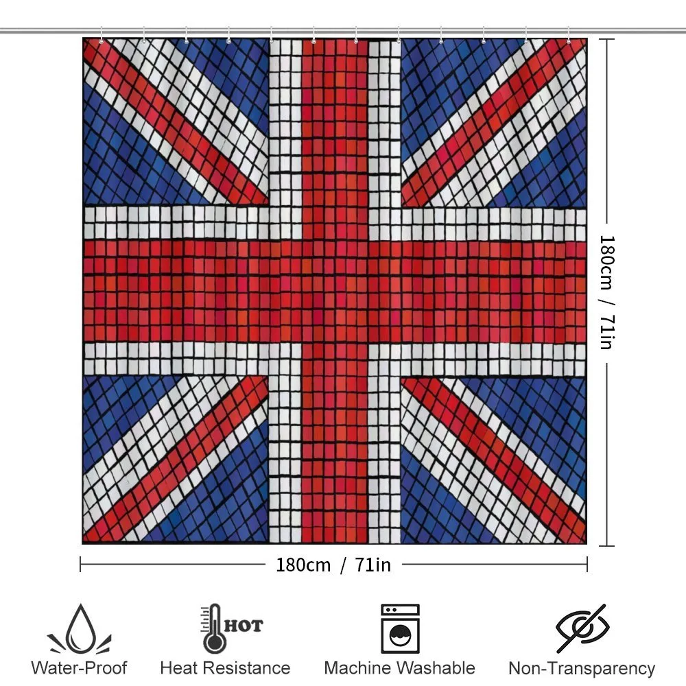 Mosaic British Flag — Detail 2