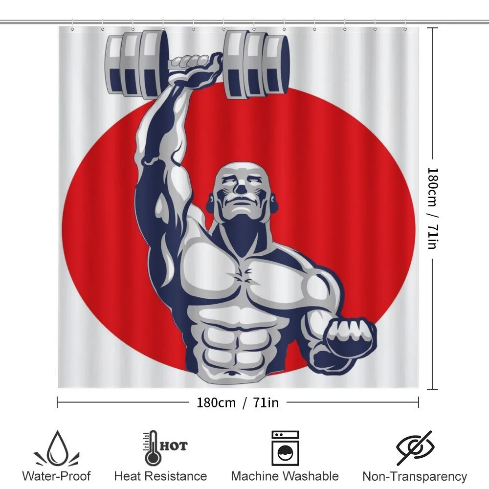 Muscular Man Lifting — Detail 2