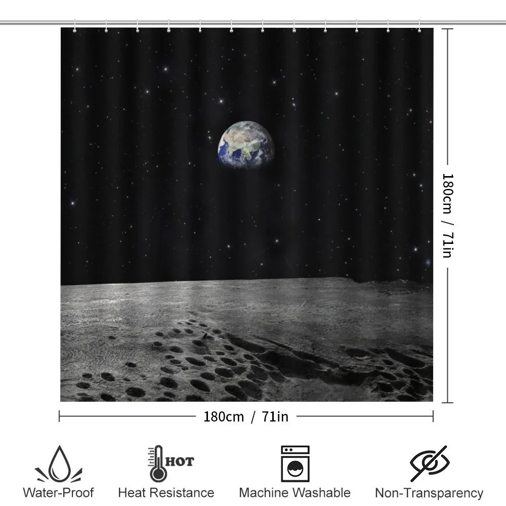 Planet Earth from Moon — Detail 2
