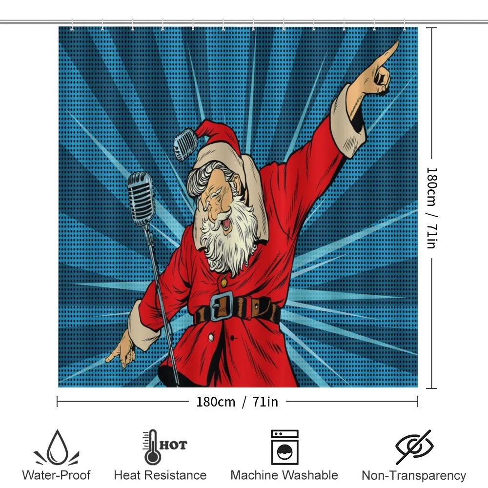 Pop Art Santa — Detail 2