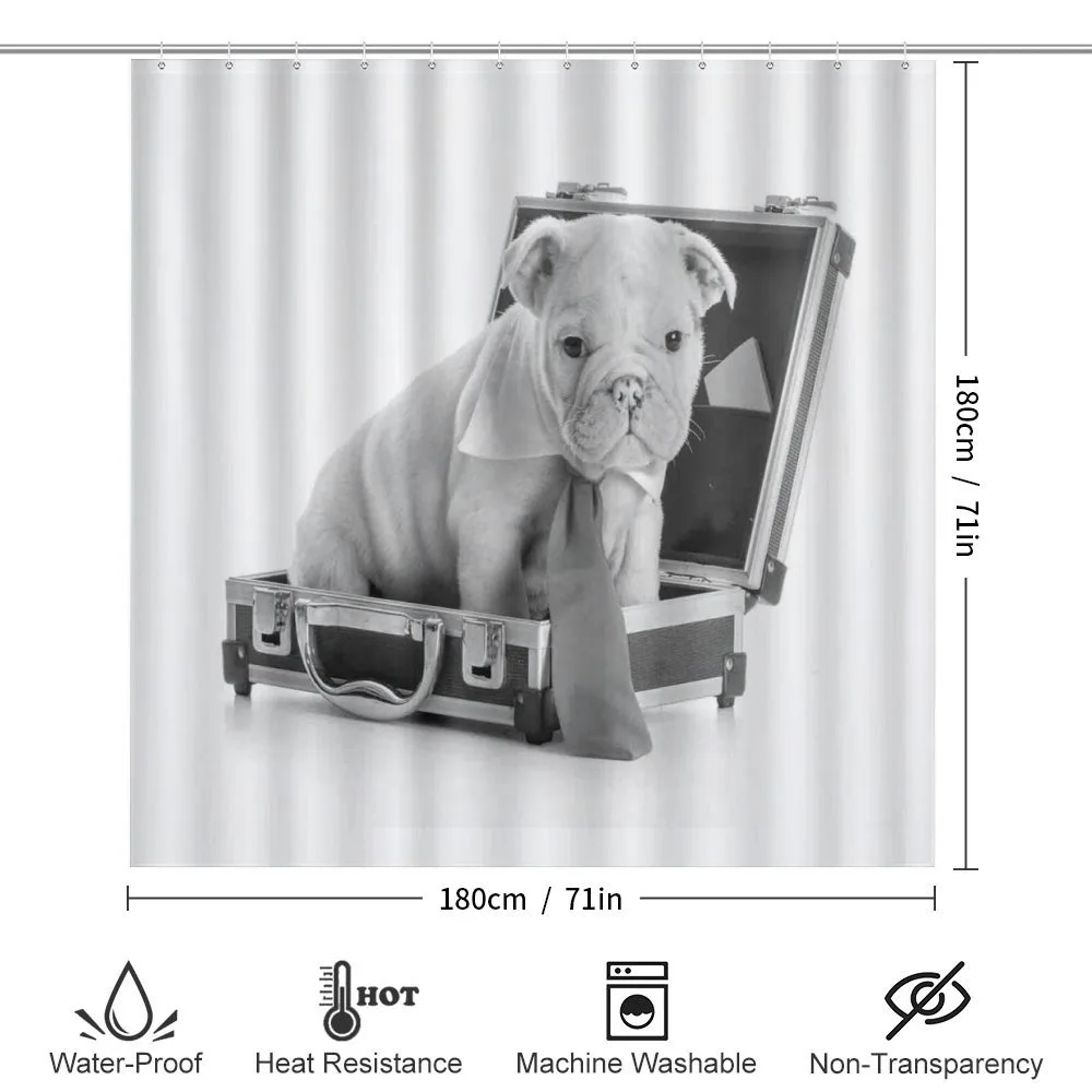 Puppy with Tie — Detail 2