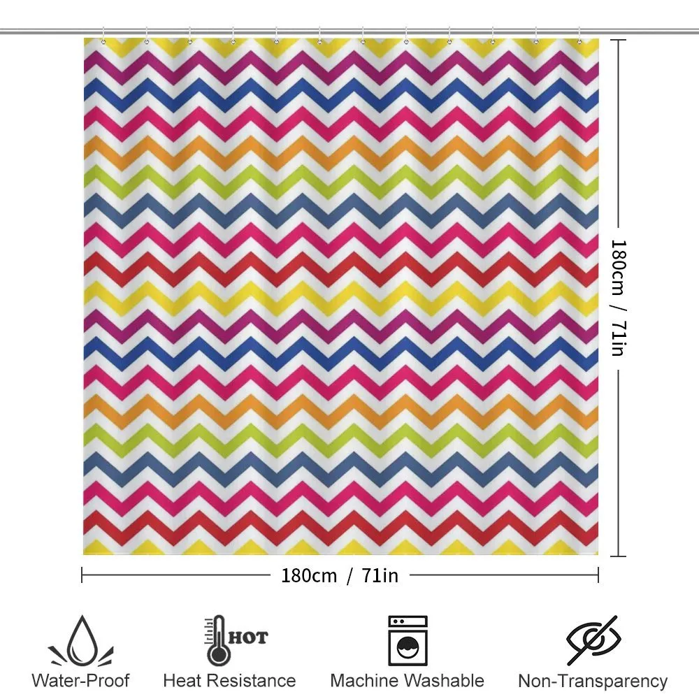 Rainbow Chevron Fun — Detail 2