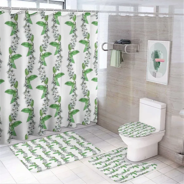 Romantic Cherry Blossoms on a shower curtain