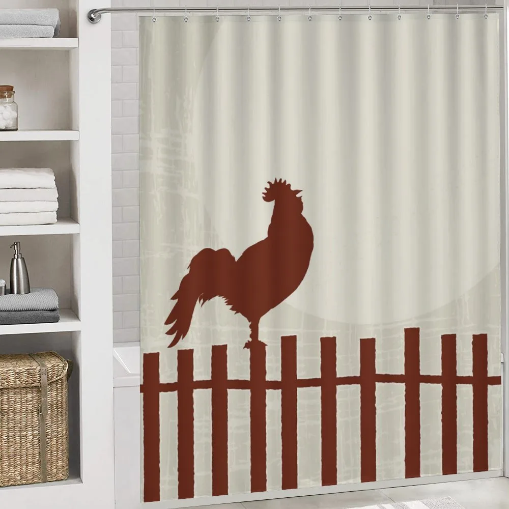 Rooster Silhouette Grunge — Detail 4