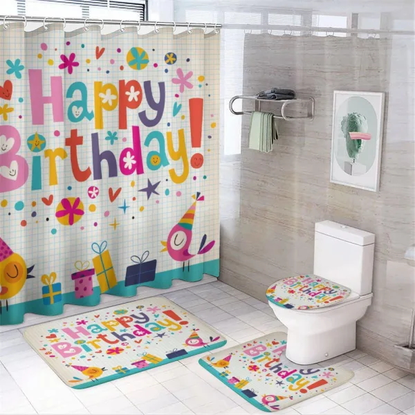 School Math Student on a shower curtain