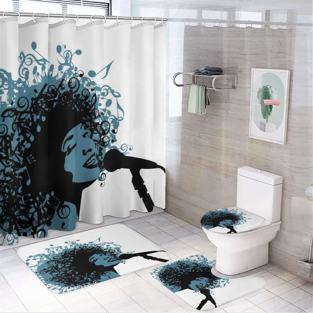 Singer Afro Music Note Hair — Your design