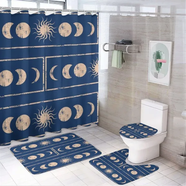 Sun Moon Astrology on a shower curtain