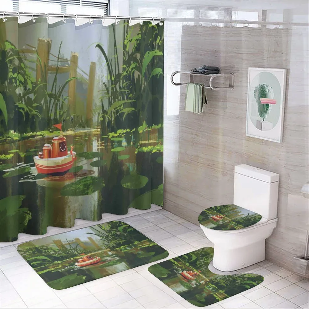 Toy Boat River Forest — Your design