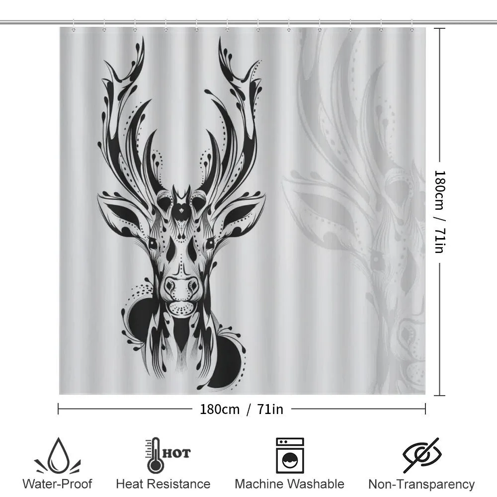 Tribal Deer Shadow Art — Detail 2
