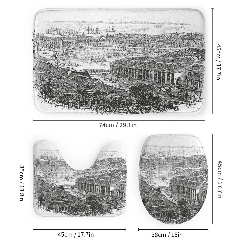 Vintage City Silhouette — Detail 1