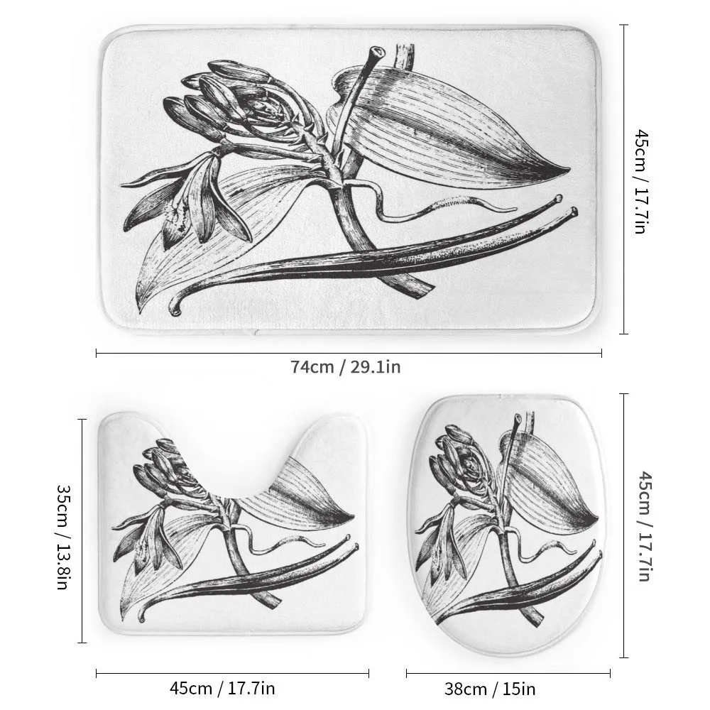 Vintage Engraved Flower Art — Detail 1