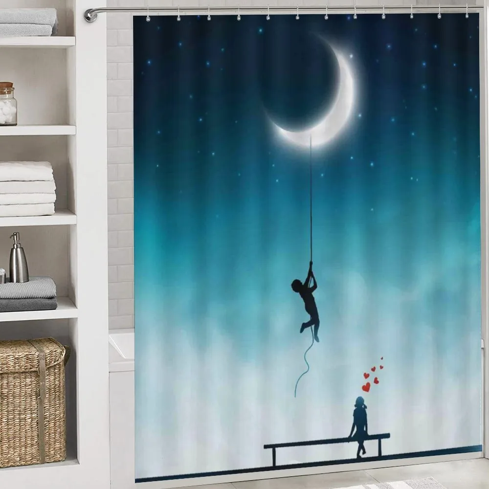 Boy Climbing to the Moon — Detail 4