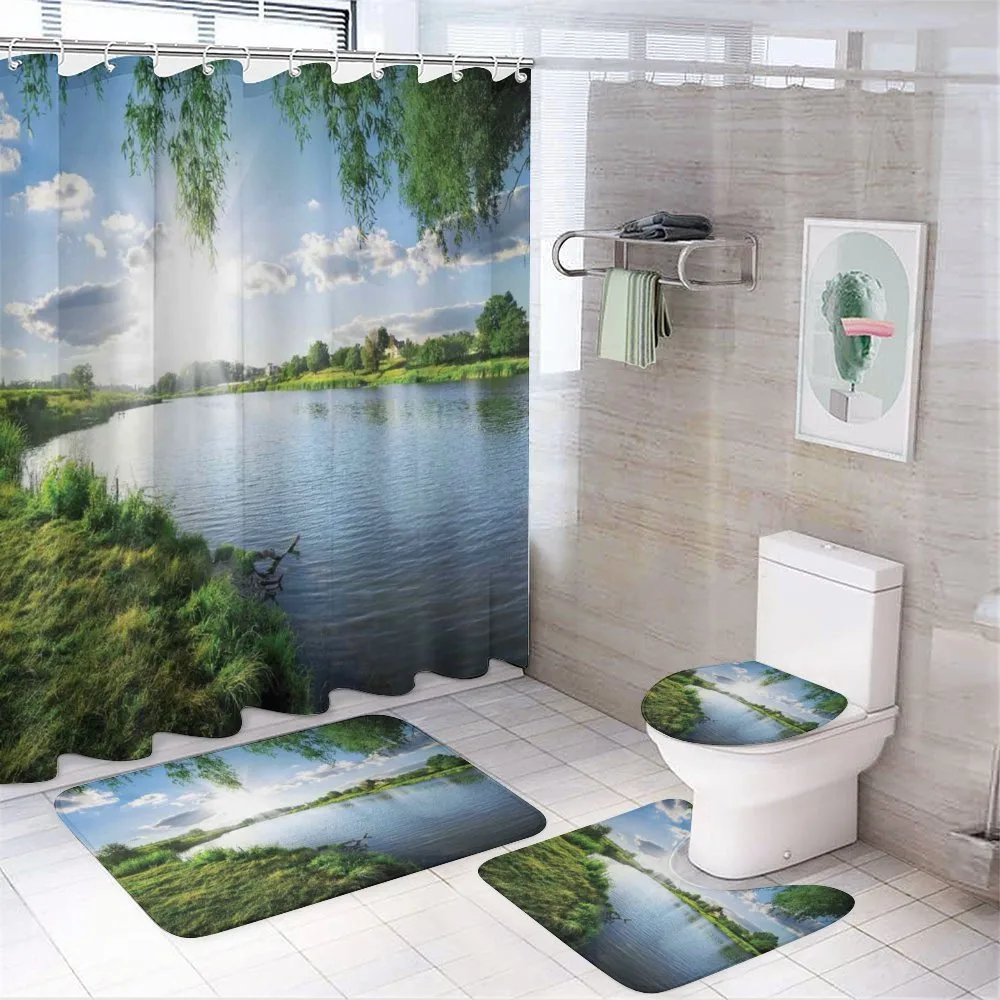 Calm River in Summer — Your design