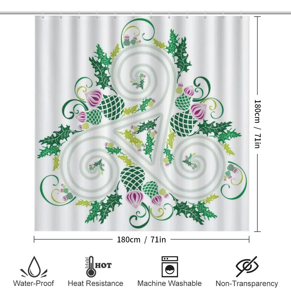 Celtic Curved Lines Art — Detail 2