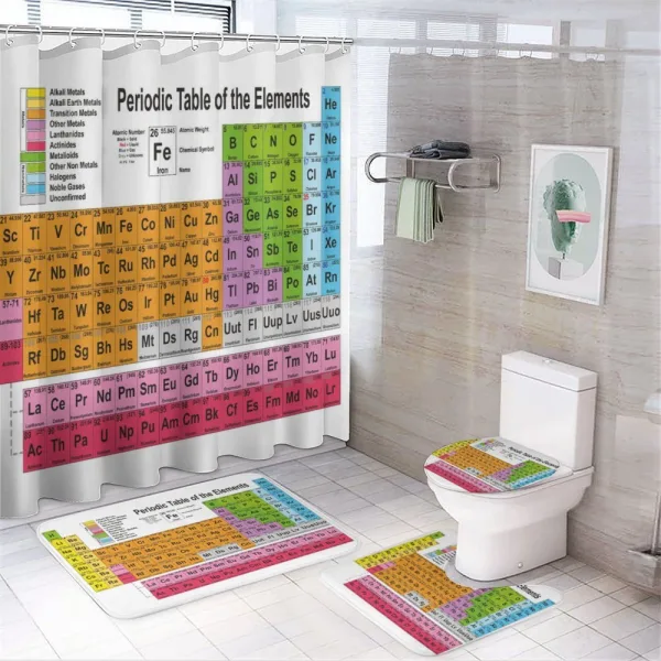 Chemistry Lovers on a shower curtain
