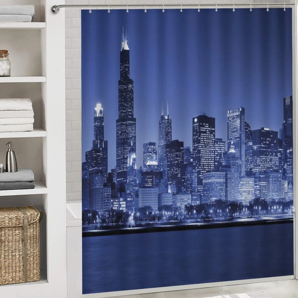 Chicago Skyline Night — Detail 4