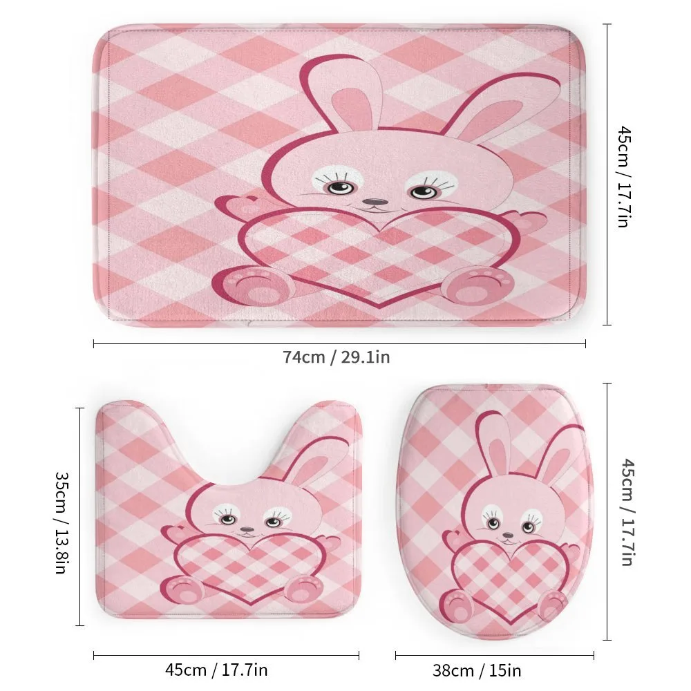 Diamond Shape Bunny Heart — Detail 1