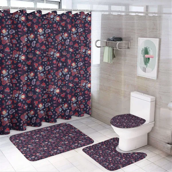 Fantastical Paisleys on a shower curtain