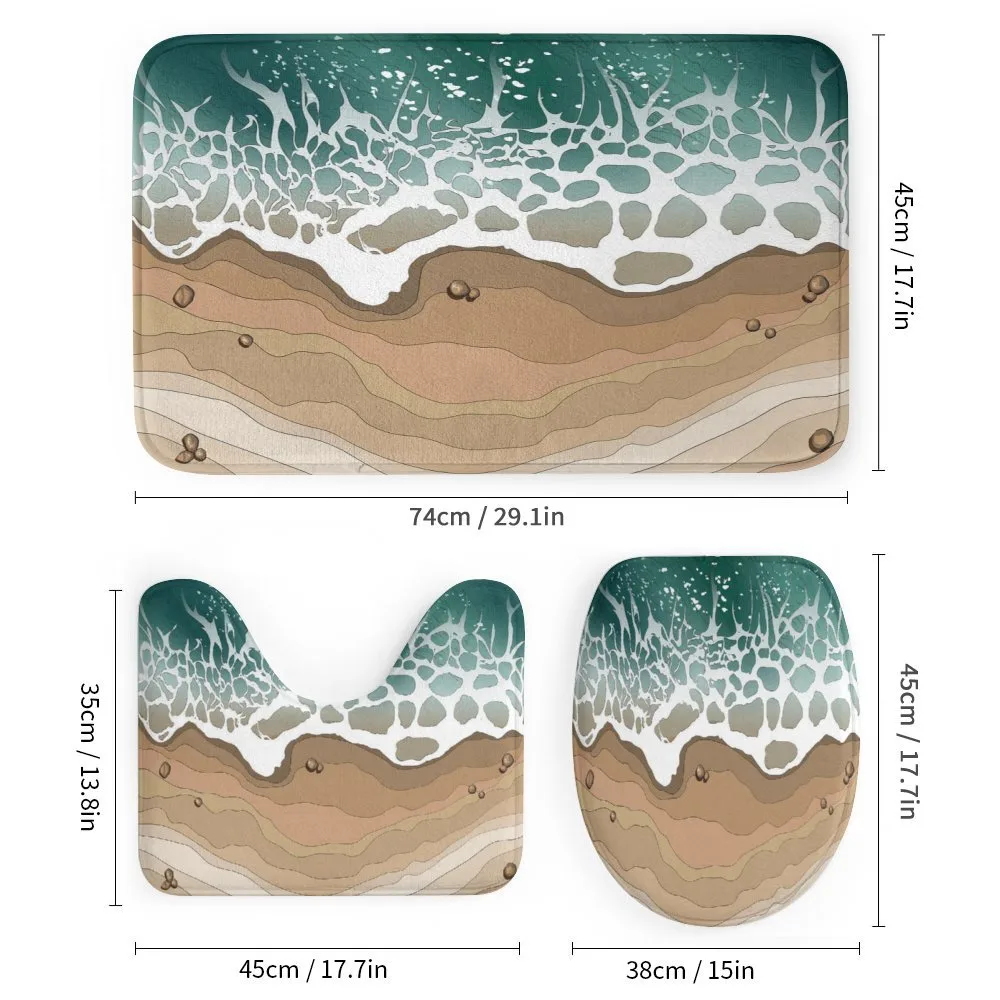 Foamy Sea Waves Bay — Detail 1