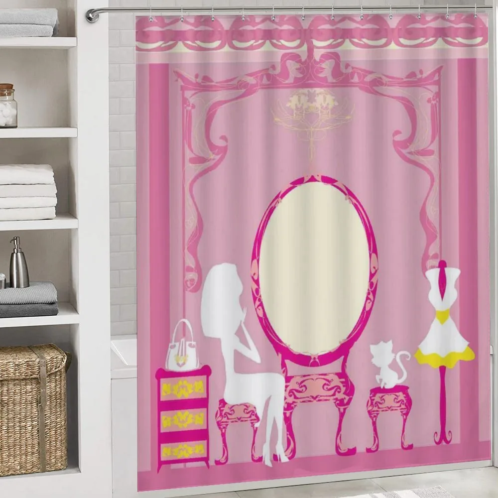 French Lady Cat Mirror — Detail 4