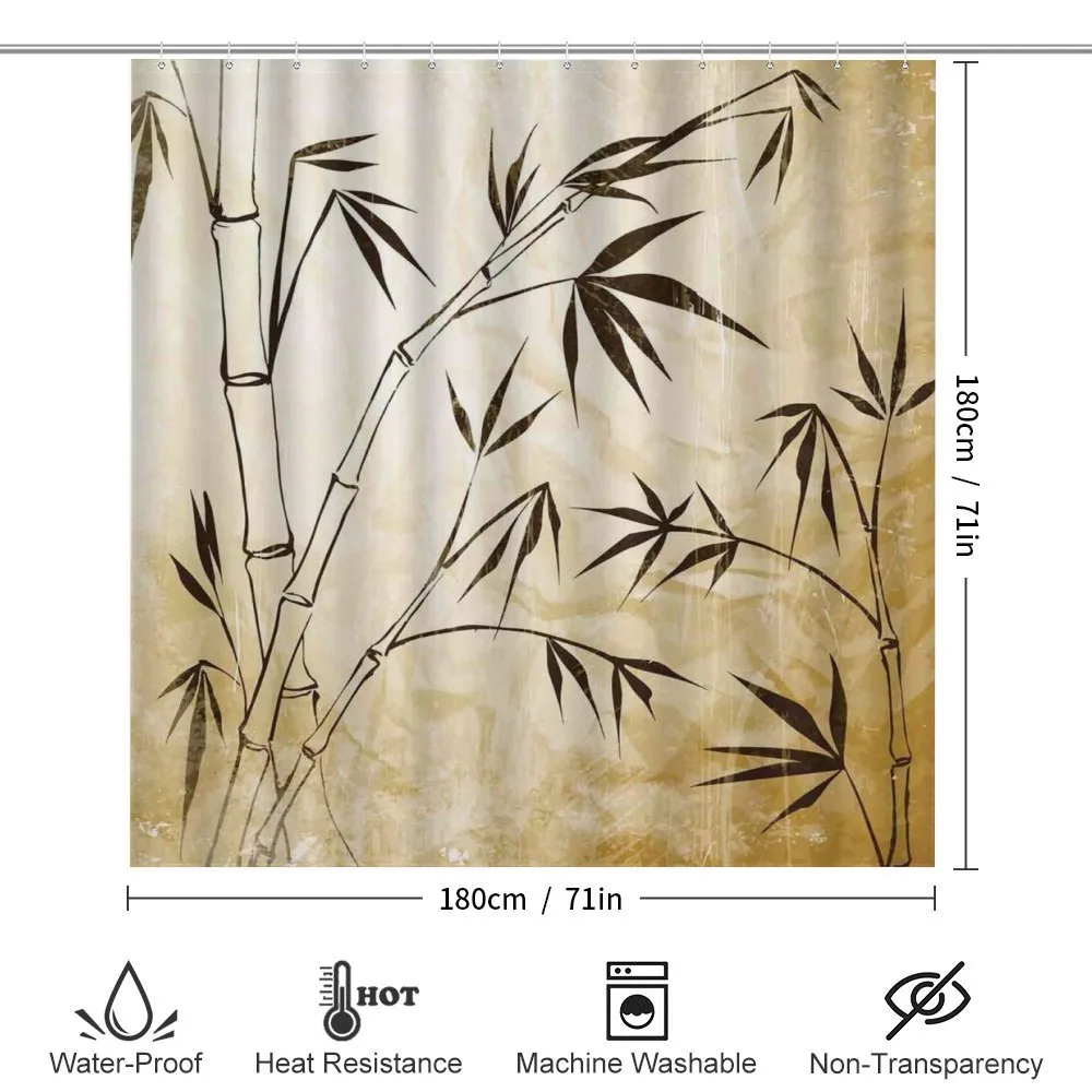 Gradient Bamboo Leaves — Detail 2