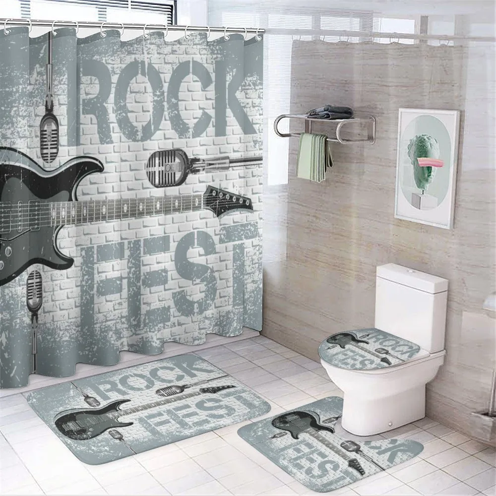 Guitar on Brick Wall — Your design