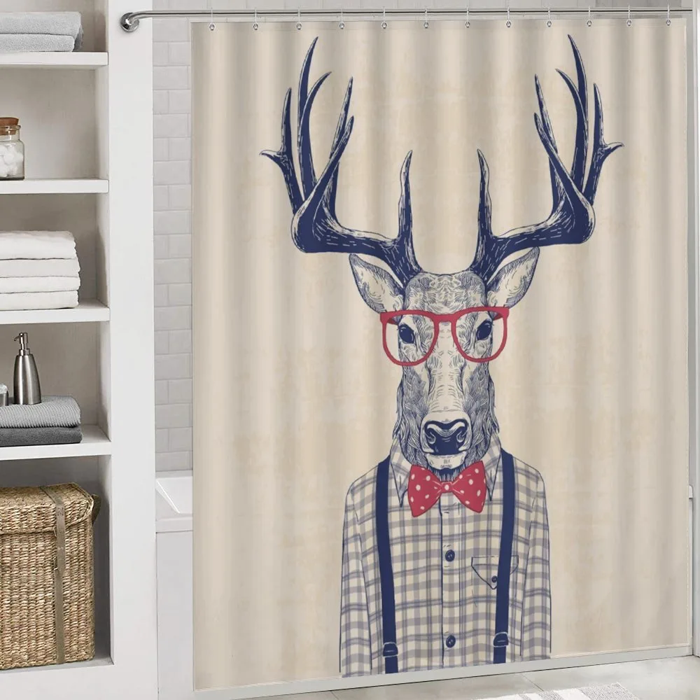 Humorous Deer with Jazz Bow — Detail 4