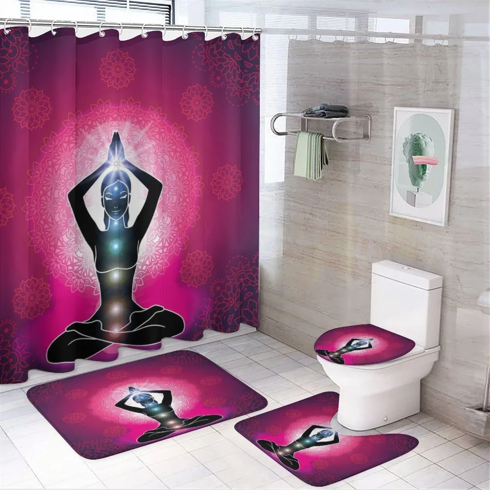 Maroon Yoga Meditation — Your design