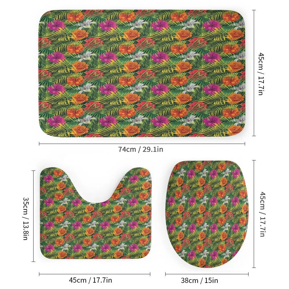 Palm Jungle Leaves Floral — Detail 1