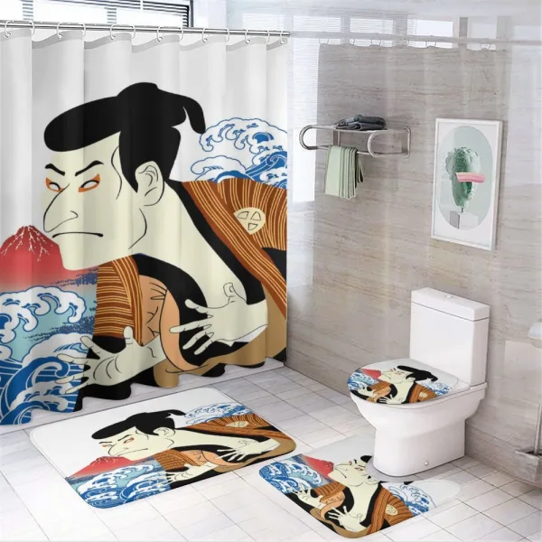 Performer Portrait on a shower curtain