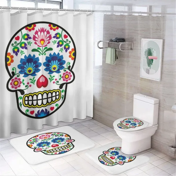 Polish Folk Art on a shower curtain