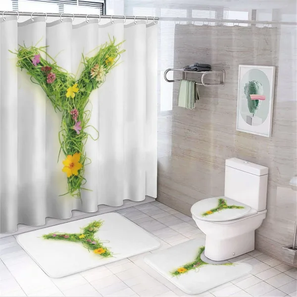Rural Field Ecology on a shower curtain