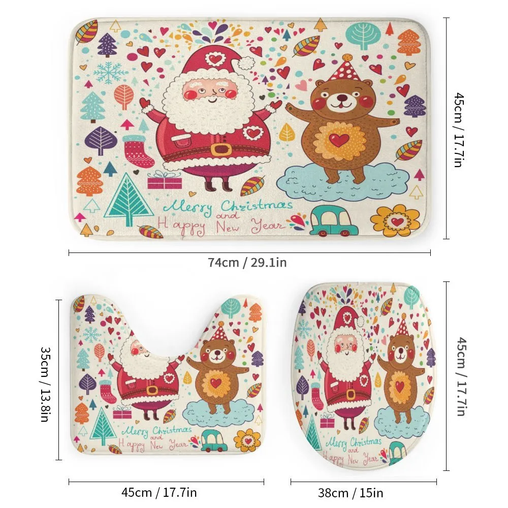 Santa and Teddy Bear — Detail 1
