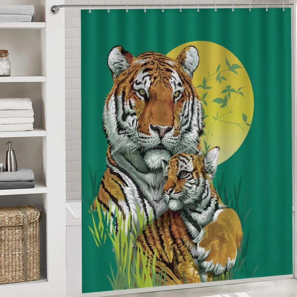 Tiger Family in Jungle — Detail 4