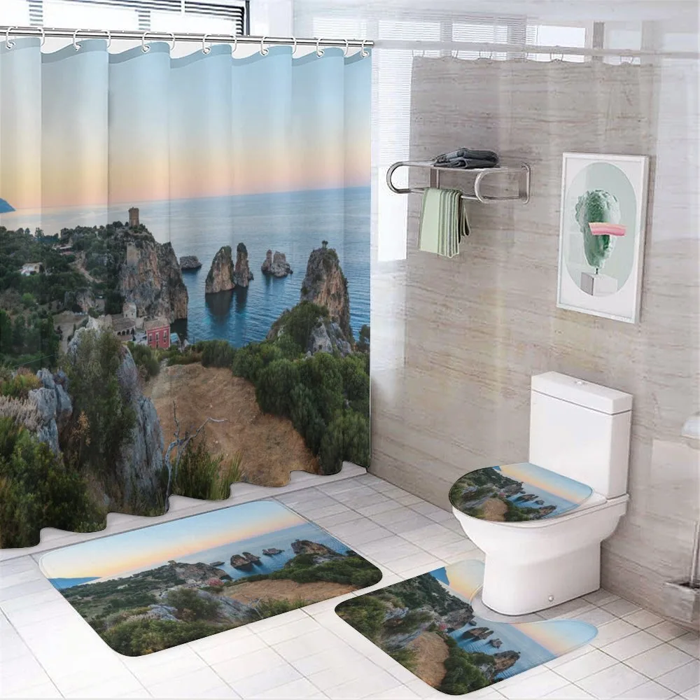 Tyrrhenian Sea Bay Sunset — Your design