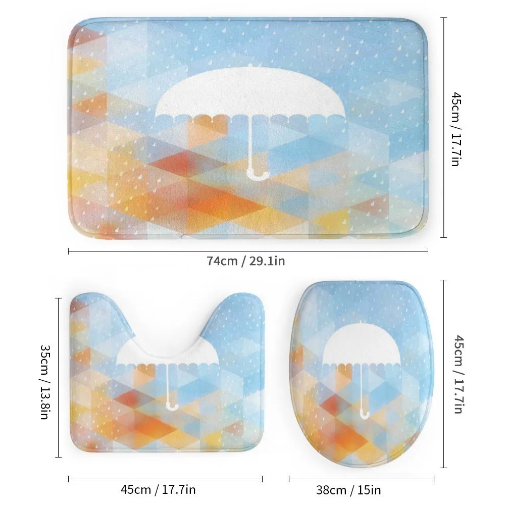 Umbrella Rain Autumn Art — Detail 1