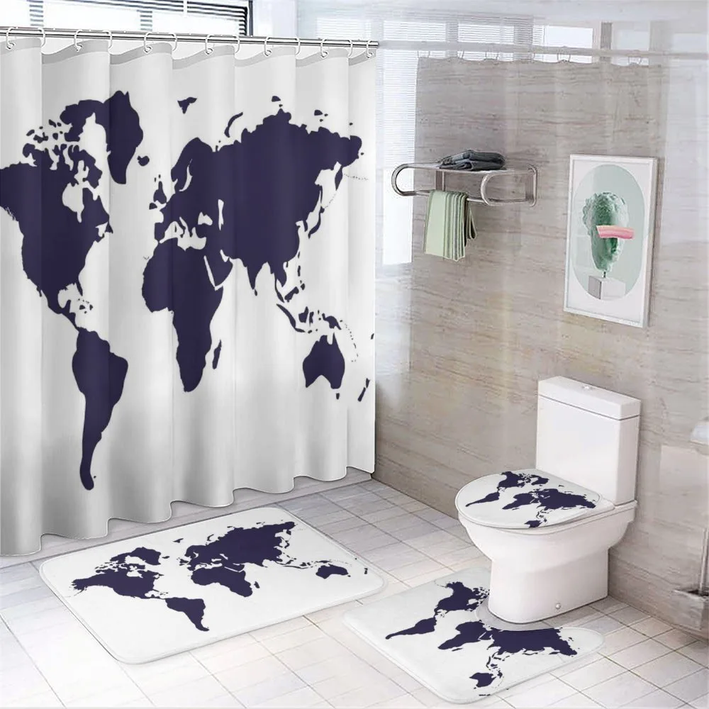Vivid Indigo World Graphic — Your design