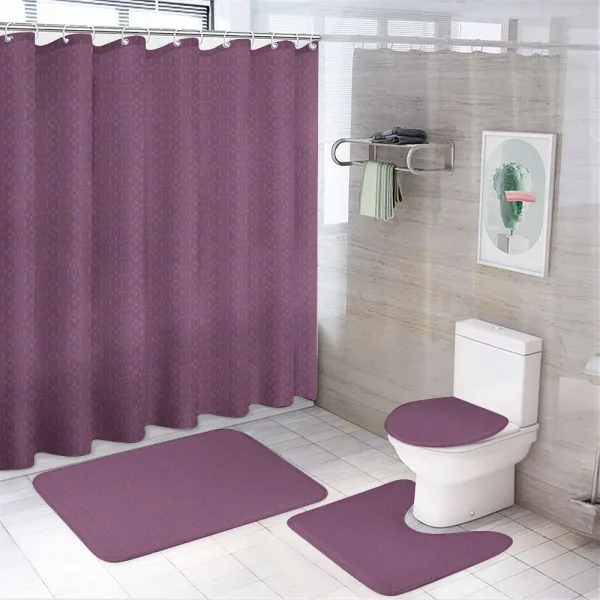 Arrows and Rhombus Shapes on a shower curtain