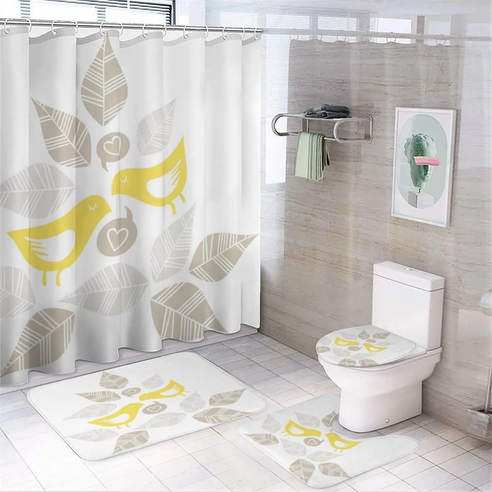 Art Deco Birds Leaves — Your design