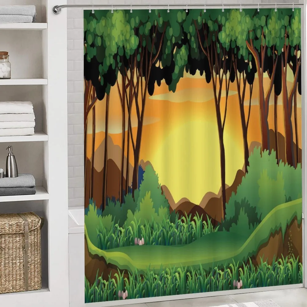 Cartoon Sunset Hills — Detail 4