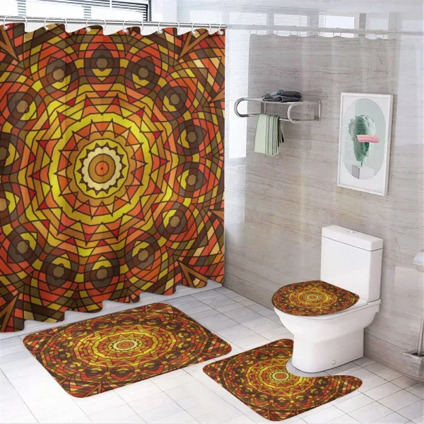 Celtic Motif Victorian on a shower curtain