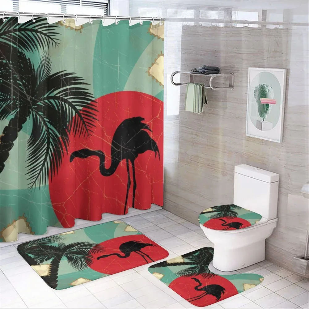 Grunge Flamingo Palm — Your design