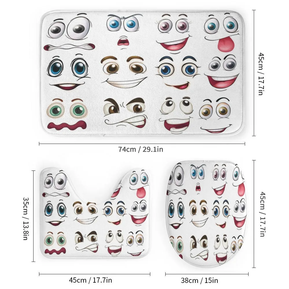 Hand Drawn Emoji Faces — Detail 1