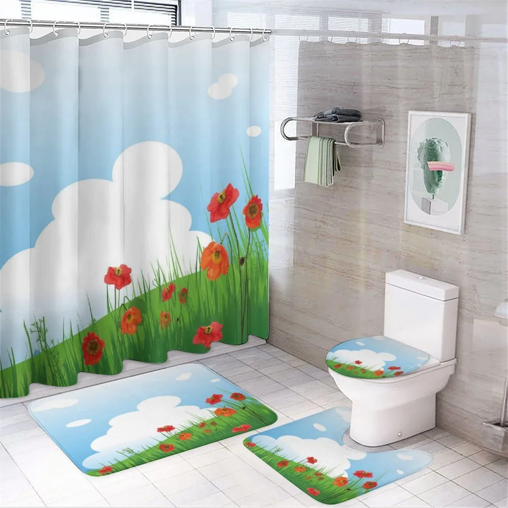 Idyllic Grassy Landscape — Your design