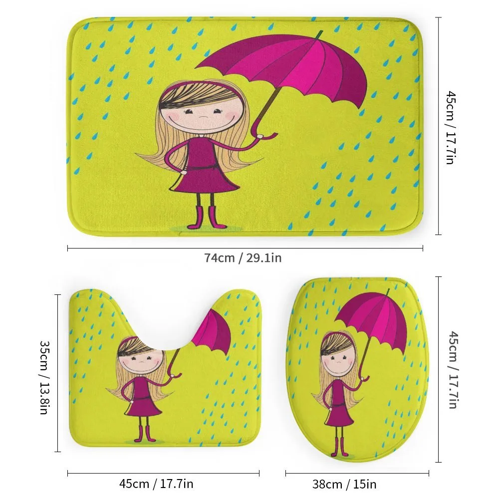 Little Girl Under Raindrop — Detail 1
