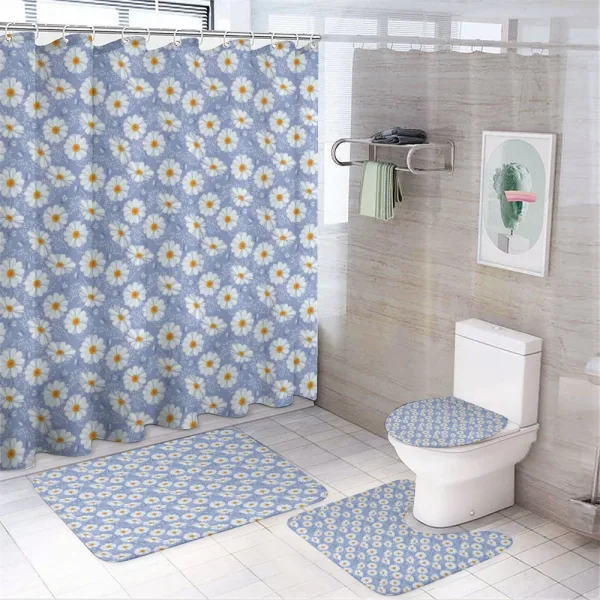 Nature Spring Revival on a shower curtain