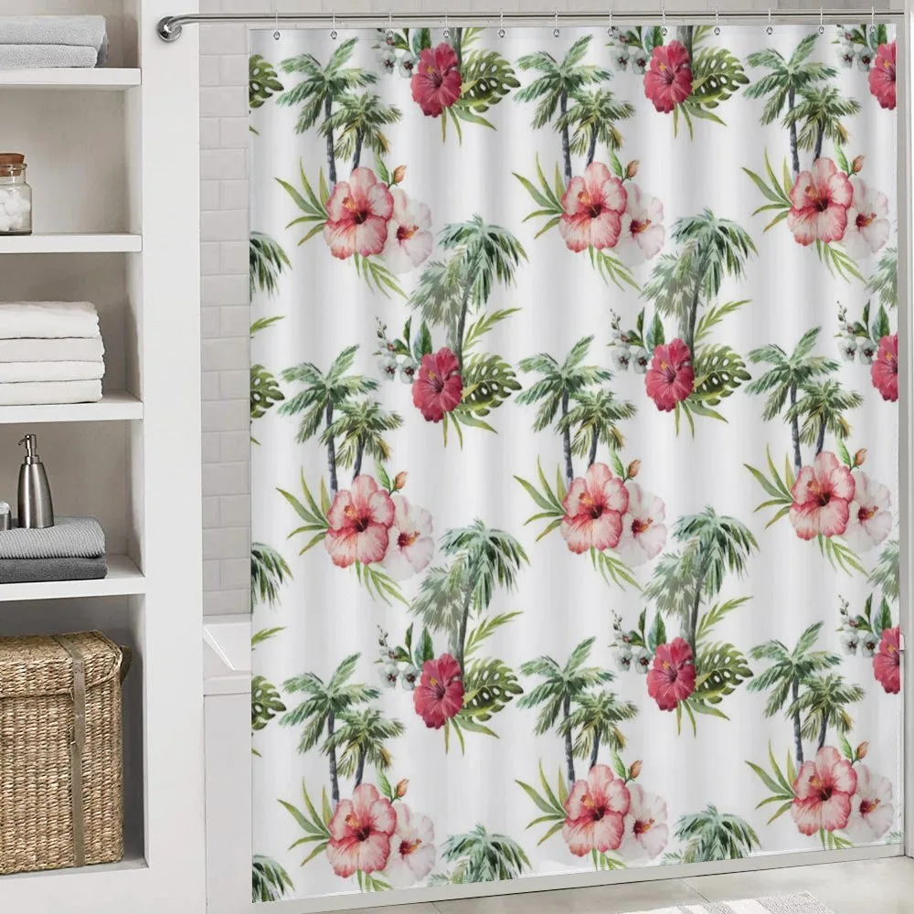 Palm Trees Hibiscus — Detail 4