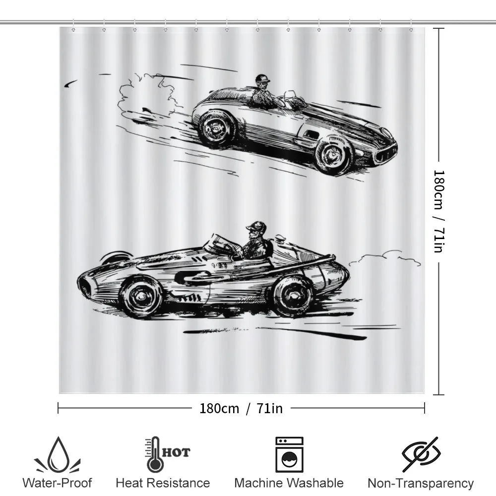 Racing Vehicles Sketch — Detail 2
