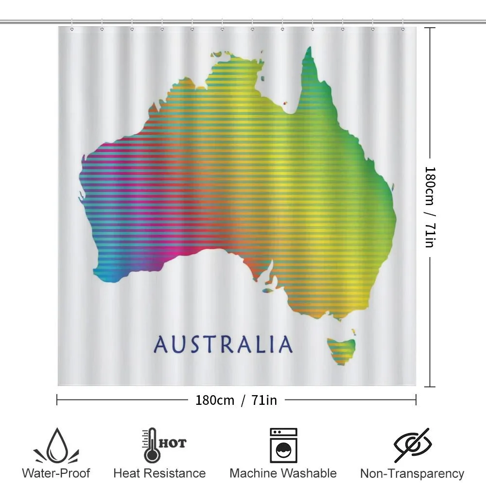 Rainbow Stripe Map — Detail 2